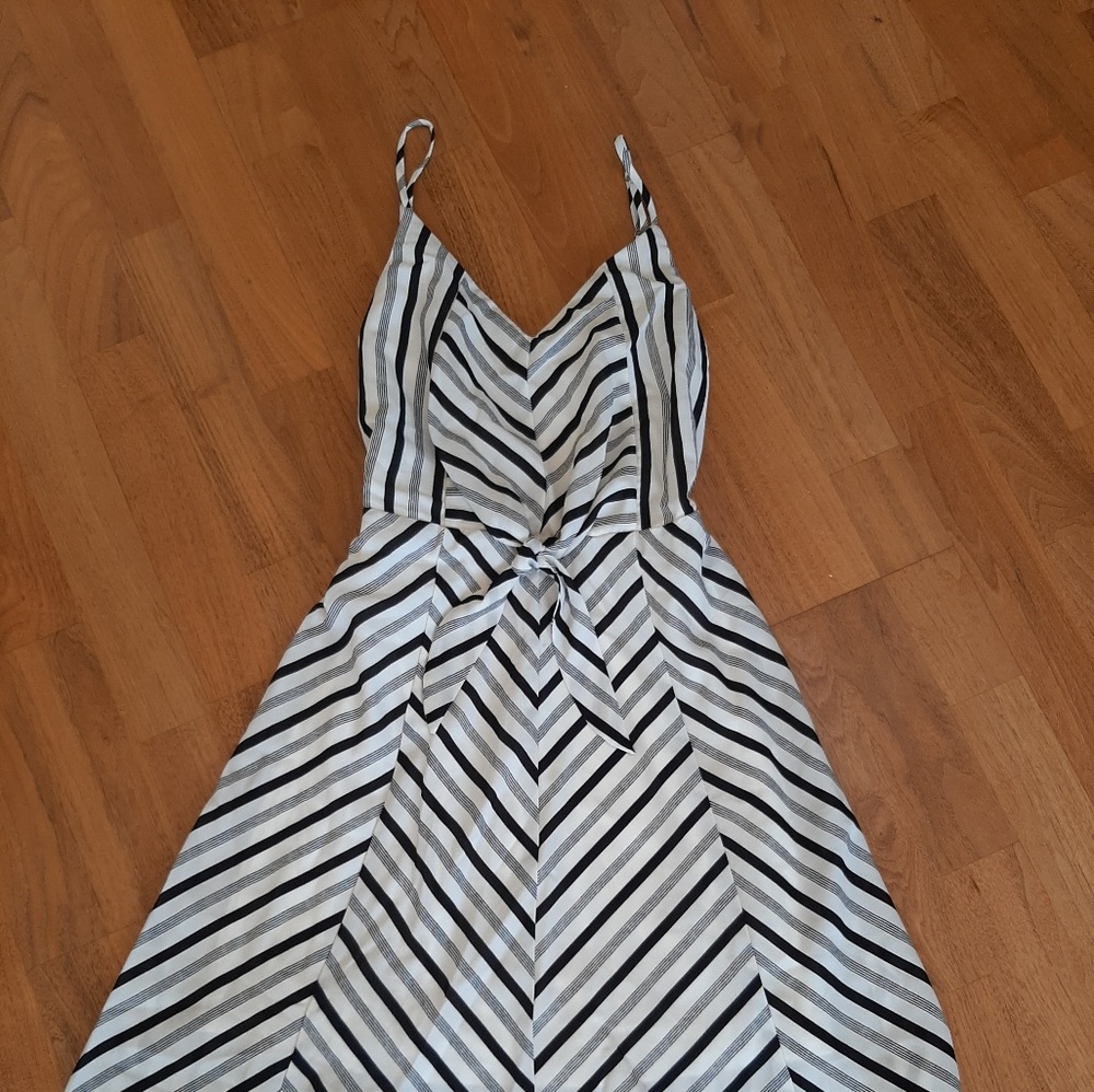 Chevron print dress